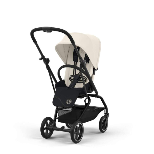 Прогулочная коляска Cybex Eezy S Twist+2 цвет Canvas White шасси Black