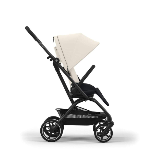 Прогулочная коляска Cybex Eezy S Twist+2 цвет Canvas White шасси Black