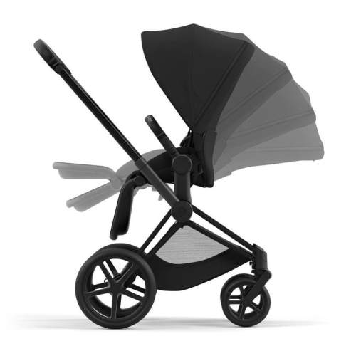 Прогулочная коляска Cybex Priam цвет Sepia Black шасси Matt Black