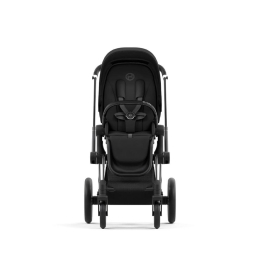 Прогулочная коляска Cybex Priam цвет Sepia Black шасси Chrome с черными деталями