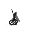 Прогулочная коляска Cybex Priam цвет Mirage Grey шасси Matt Black