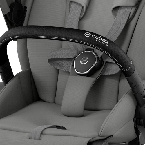 Прогулочная коляска Cybex Priam цвет Mirage Grey шасси Chrome с черными деталями