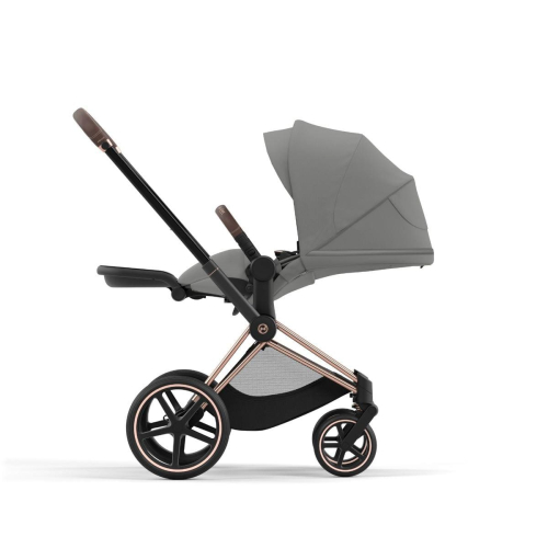 Прогулочная коляска Cybex Priam цвет Mirage Grey шасси Rosegold