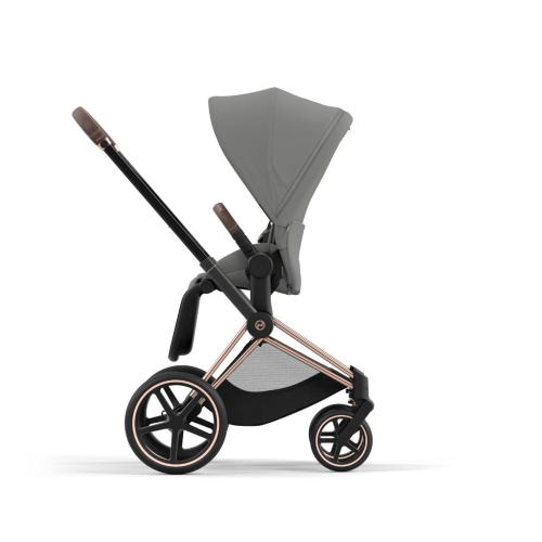 Прогулочная коляска Cybex Priam цвет Mirage Grey шасси Rosegold