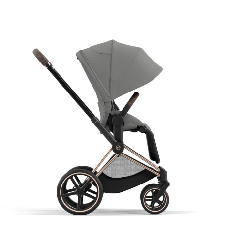 Прогулочная коляска Cybex Priam цвет Mirage Grey шасси Rosegold