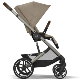 Прогулочная коляска Cybex Balios S Lux 2025 Almond Beige шасси Taupe + Дождевик