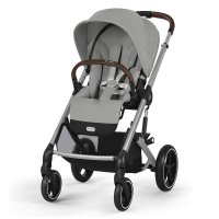 Прогулочная коляска Cybex Balios S Lux 2025 Stone Grey шасси Silver