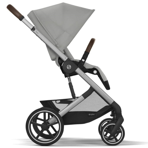 Прогулочная коляска Cybex Balios S Lux 2025 Stone Grey шасси Silver