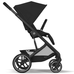 Прогулочная коляска Cybex Balios S Lux 2025 Moon Black шасси Black + Дождевик