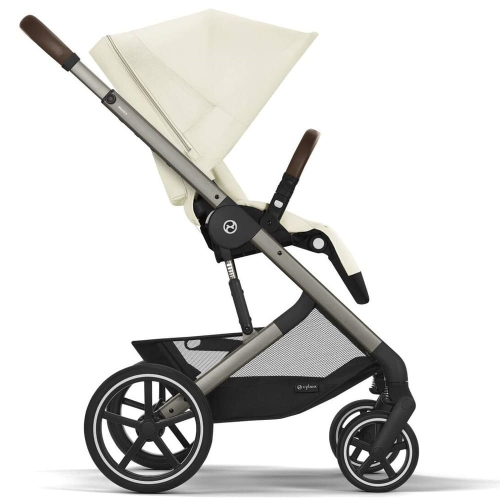 Прогулочная коляска Cybex Balios S Lux 2025 Seashell Beige шасси Taupe