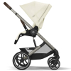 Прогулочная коляска Cybex Balios S Lux 2025 Seashell Beige шасси Taupe