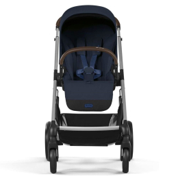Прогулочная коляска Cybex Balios S Lux 2025 Ocean Blue шасси Silver + Дождевик