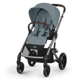 Прогулочная коляска Cybex Balios S Lux 2025 Stormy Blue шасси Taupe