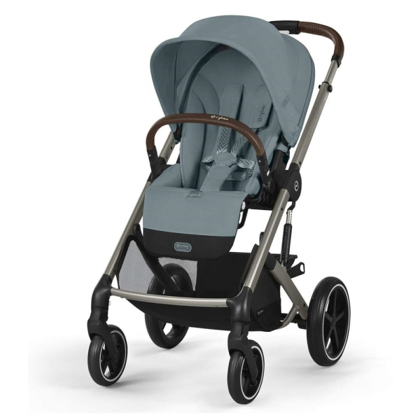 Прогулочная коляска Cybex Balios S Lux 2025 Stormy Blue шасси Taupe