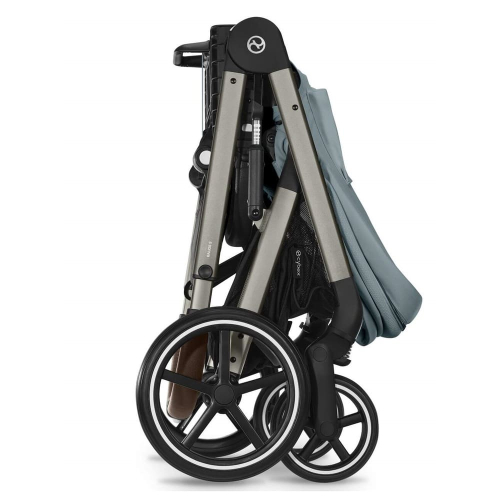 Прогулочная коляска Cybex Balios S Lux 2025 Stormy Blue шасси Taupe