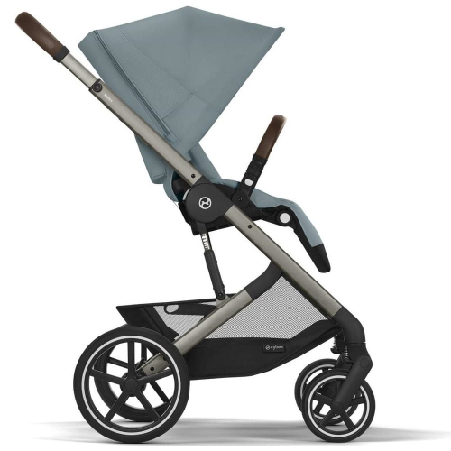 Прогулочная коляска Cybex Balios S Lux 2025 Stormy Blue шасси Taupe