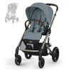 Прогулочная коляска Cybex Balios S Lux 2025 Stormy Blue шасси Taupe + Дождевик