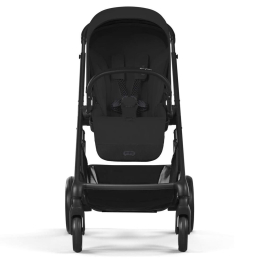 Коляска 2 в 1 Cybex Balios S Lux 2025 Moon Black шасси Black + 2 дождевика