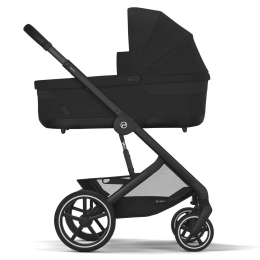 Коляска 2 в 1 Cybex Balios S Lux 2025 Moon Black шасси Black + 2 дождевика