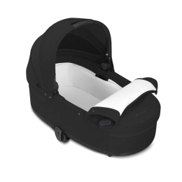 Коляска 2 в 1 Cybex Balios S Lux 2025 Moon Black шасси Black + 2 дождевика
