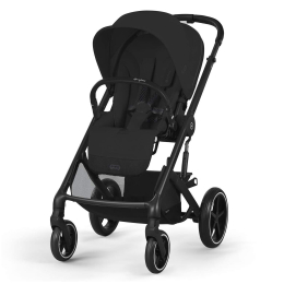 Коляска 2 в 1 Cybex Balios S Lux 2025 Moon Black шасси Black + 2 дождевика