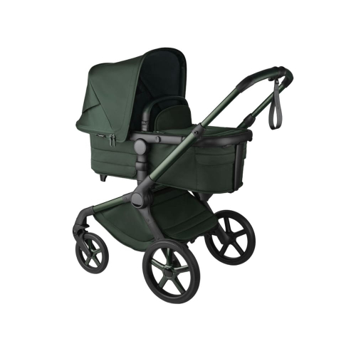 Коляска 2 в 1 Bugaboo Fox 5 NOIR Limited Edition цвет Midnight Green