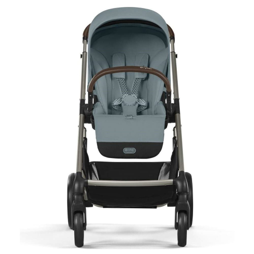 Коляска 3 в 1 Cybex Balios S Lux 2025 цвет Stormy Blue шасси Taupe