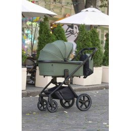 Коляска 3 в 1 Carrello Ultimo CRL-6519 Fern Green (Черная рама)