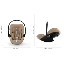 Автокресло Cybex Cloud G i-Size ткань Plus цвет Almond Beige (Бежевый)