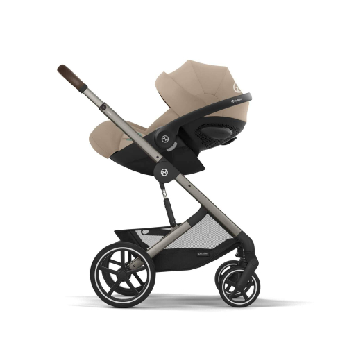 Коляска 3 в 1 Cybex Balios S Lux 2025 цвет Almond Beige + Автокресло Cloud G Plus