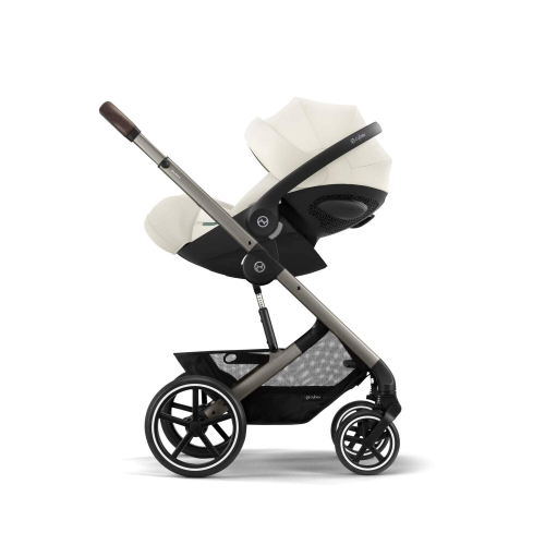 Коляска 3 в 1 Cybex Balios S Lux 2025 цвет Seashell Beige + Автокресло Cloud G Plus