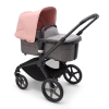 Коляска 2 в 1 Bugaboo Fox 5 Morning pink/grey melange шасси Black