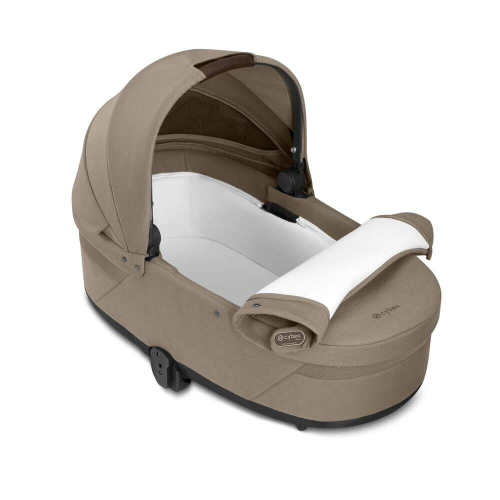 Коляска 3 в 1 Cybex Balios S Lux 2025 цвет Almond Beige + Автокресло Cloud T Plus цвет Almond Beige