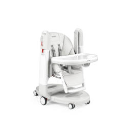 Стульчик для кормления Peg Perego Tatamia Follow Me цвет Latte (белая эко-кожа)
