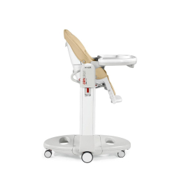 Стульчик для кормления Peg Perego Tatamia Follow Me цвет Paloma (бежевая кожа)