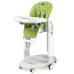 Стульчик для кормления Peg Perego Tatamia Follow Me цвет Wonder Green (зеленая ткань)