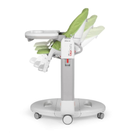 Стульчик для кормления Peg Perego Tatamia Follow Me цвет Wonder Green (зеленая ткань)