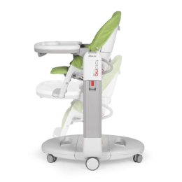 Стульчик для кормления Peg Perego Tatamia Follow Me цвет Wonder Green (зеленая ткань)
