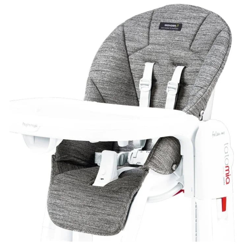 Стульчик для кормления Peg Perego Tatamia Follow Me цвет Wonder Grey (серая ткань)