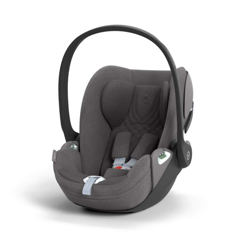 Коляска 3 в 1 Cybex Priam 4 цвет Mirage Grey шасси Matt Black + Автокресло Cybex Cloud T Plus цвет Mirage Grey