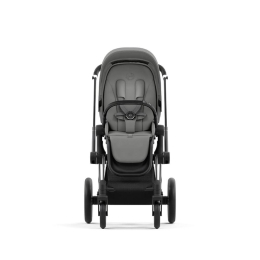 Коляска 3 в 1 Cybex Priam 4 цвет Mirage Grey шасси Chrome с черной ручкой + Автокресло Cybex Cloud T Plus цвет Mirage Grey
