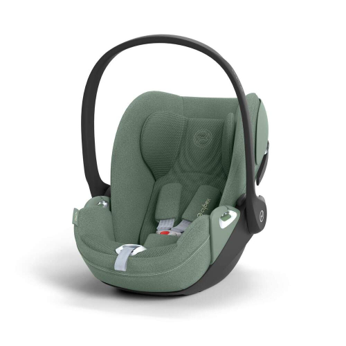 Коляска 3 в 1 Cybex Priam 4 цвет Leaf Green шасси Matt Black + Автокресло Cybex Cloud T Plus цвет Leaf Green