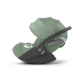 Коляска 3 в 1 Cybex Priam 4 цвет Leaf Green шасси Rosegold + Автокресло Cybex Cloud T Plus цвет Leaf Green