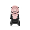 Коляска 3 в 1 Cybex Priam 4 цвет Peach Pink шасси Matt Black + Автокресло Cybex Cloud T Plus цвет Peach Pink