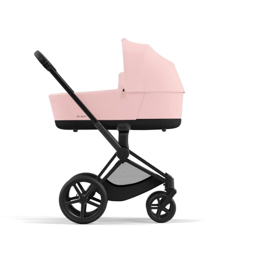 Коляска 3 в 1 Cybex Priam 4 цвет Peach Pink шасси Matt Black + Автокресло Cybex Cloud T Plus цвет Peach Pink