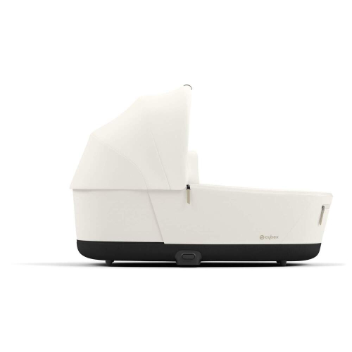 Коляска 3 в 1 Cybex Priam 4 цвет Off White шасси Rose Gold + Автокресло Cybex Cloud T Plus цвет Platinum White