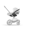 Коляска 3 в 1 Cybex Priam 4 цвет Off White шасси Rose Gold + Автокресло Cybex Cloud T Plus цвет Platinum White