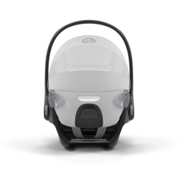 Коляска 3 в 1 Cybex Priam 4 цвет Off White шасси Chrome с коричневой ручкой + Автокресло Cybex Cloud T Plus цвет Platinum White