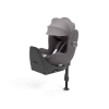 Автокресло Cybex Sirona T i-Size (0-4 года) ткань Plus цвет Mirage Grey с капюшоном