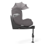 Автокресло Cybex Sirona T i-Size (0-4 года) ткань Plus цвет Mirage Grey с капюшоном